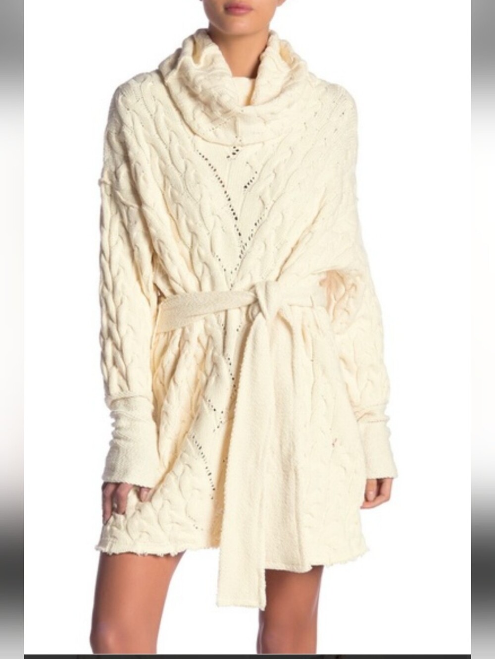 Free People NWTs For the Love of Cables.№ Sweater Dress